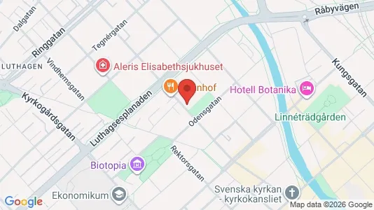 Apartments for rent i Uppsala - kort over placeringen