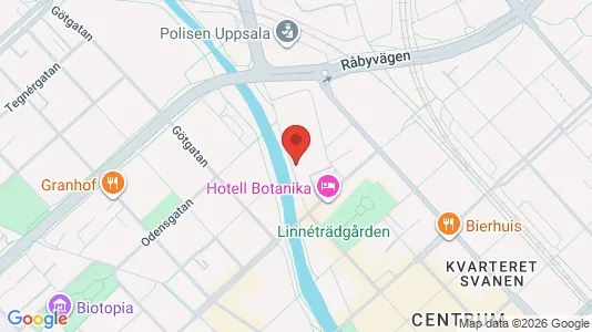 Apartments for rent i Uppsala - kort over placeringen