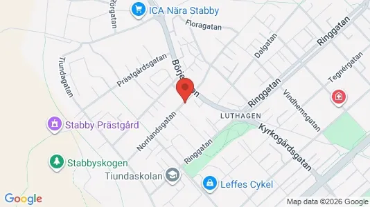 Apartments for rent i Uppsala - kort over placeringen
