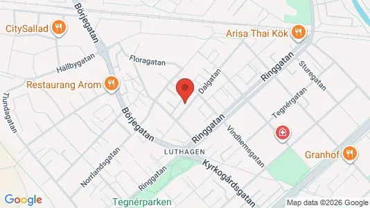 Apartments for rent i Uppsala - kort over placeringen