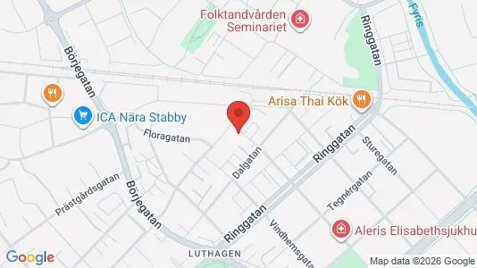 Apartments for rent i Uppsala - kort over placeringen