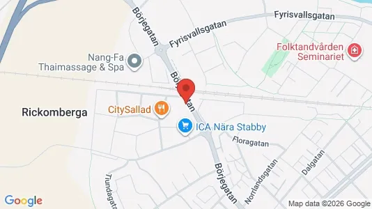 Apartments for rent i Uppsala - kort over placeringen