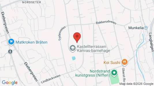 Apartments for rent i Oslo Nordstrand - kort over placeringen