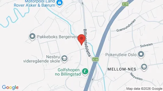 Apartments for rent i Asker - kort over placeringen