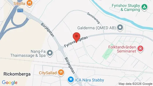 Apartments for rent i Uppsala - kort over placeringen