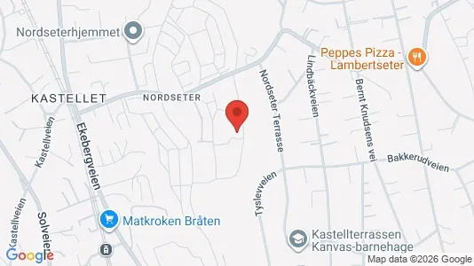 Apartments for rent i Oslo Nordstrand - kort over placeringen