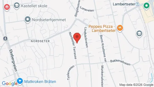 Rooms for rent i Oslo Nordstrand - kort over placeringen