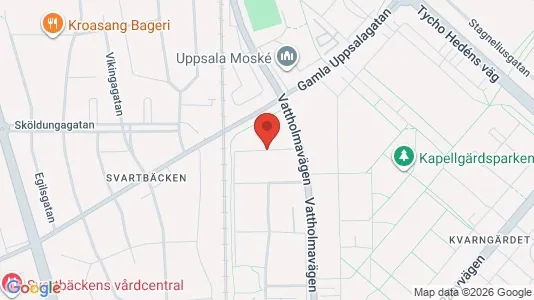 Apartments for rent i Uppsala - kort over placeringen