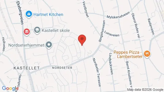 Apartments for rent i Oslo Nordstrand - kort over placeringen