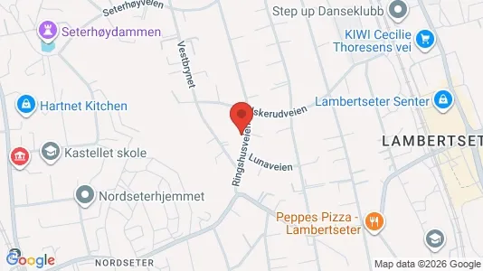 Rooms for rent i Oslo Nordstrand - kort over placeringen