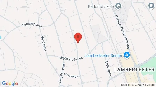 Rooms for rent i Oslo Nordstrand - kort over placeringen