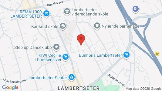 Apartments for rent i Oslo Nordstrand - kort over placeringen