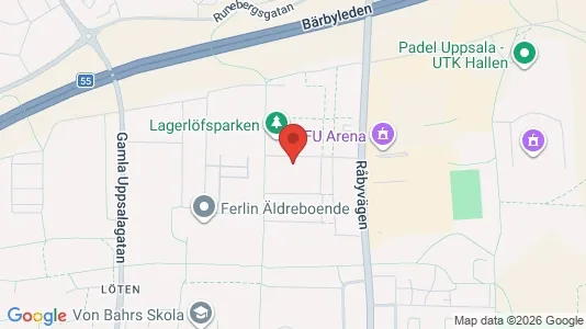 Apartments for rent i Uppsala - kort over placeringen