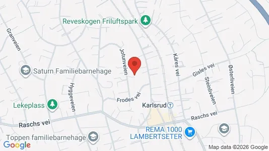 Apartments for rent i Oslo Nordstrand - kort over placeringen