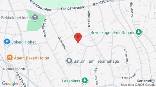 Rooms for rent i Oslo Nordstrand - kort over placeringen