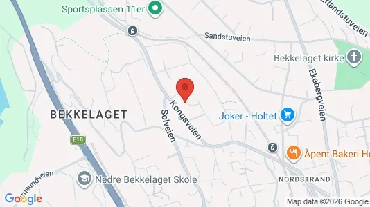 Apartments for rent i Oslo Nordstrand - kort over placeringen