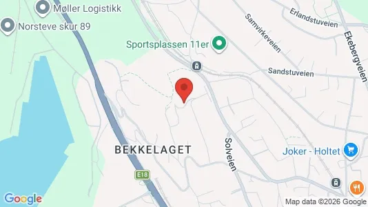 Apartments for rent i Oslo Nordstrand - kort over placeringen