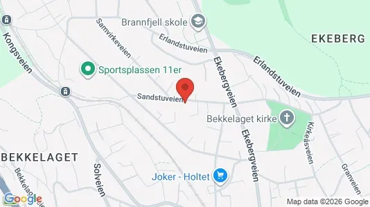 Rooms for rent i Oslo Nordstrand - kort over placeringen