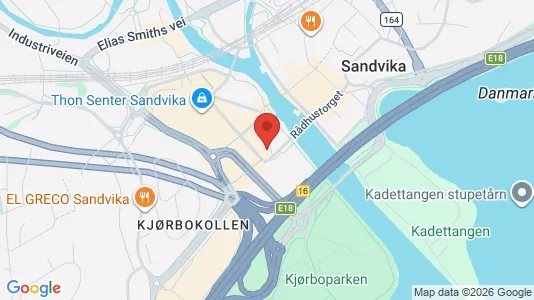 Apartments for rent i Bærum - kort over placeringen