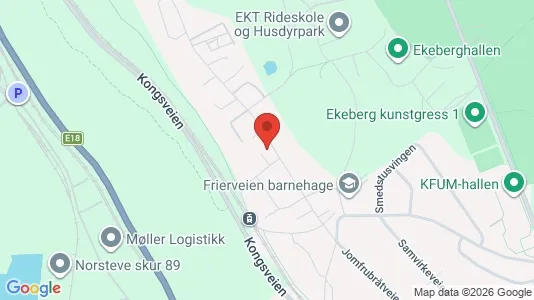 Rooms for rent i Oslo Nordstrand - kort over placeringen