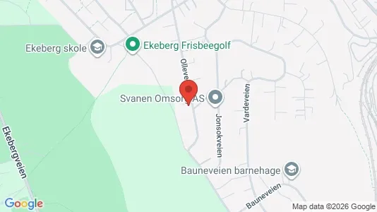 Rooms for rent i Oslo Nordstrand - kort over placeringen