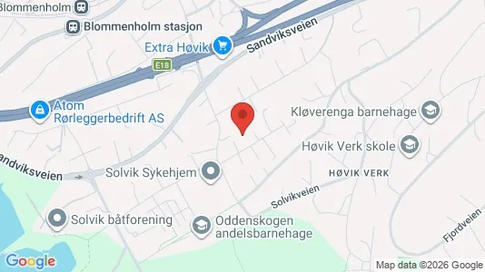 Rooms for rent i Bærum - kort over placeringen