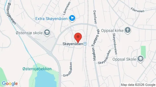 Apartments for rent i Oslo Østensjø - kort over placeringen