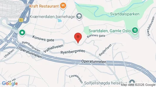 Apartments for rent i Oslo Gamle Oslo - kort over placeringen