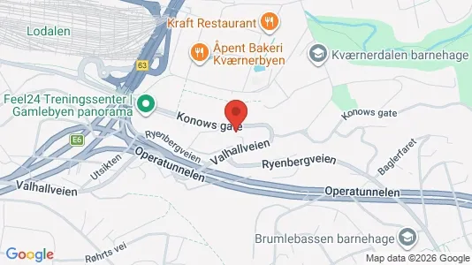 Apartments for rent i Oslo Gamle Oslo - kort over placeringen