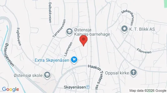 Apartments for rent i Oslo Østensjø - kort over placeringen