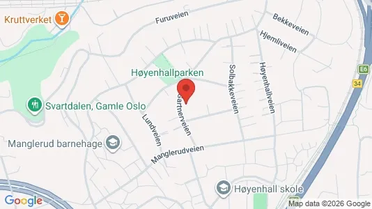 Apartments for rent i Oslo Østensjø - kort over placeringen