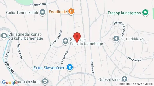 Apartments for rent i Oslo Østensjø - kort over placeringen