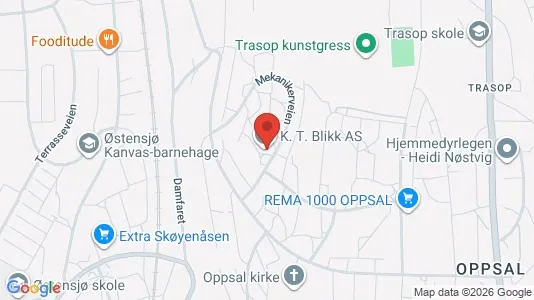 Apartments for rent i Oslo Østensjø - kort over placeringen