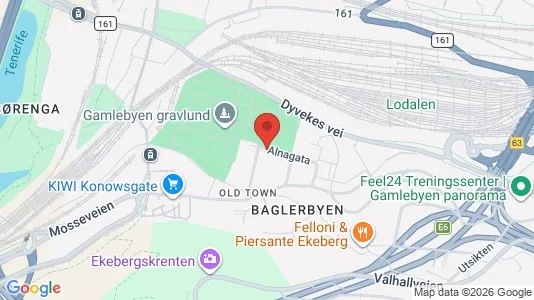 Rooms for rent i Oslo Gamle Oslo - kort over placeringen