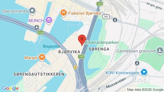 Apartments for rent i Oslo Gamle Oslo - kort over placeringen
