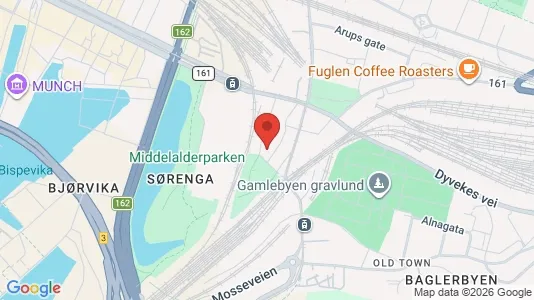 Apartments for rent i Oslo Gamle Oslo - kort over placeringen