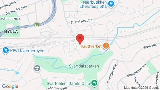Rooms for rent i Oslo Gamle Oslo - kort over placeringen
