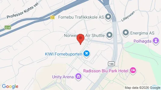Apartments for rent i Bærum - kort over placeringen