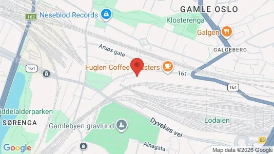 Apartments for rent i Oslo Gamle Oslo - kort over placeringen