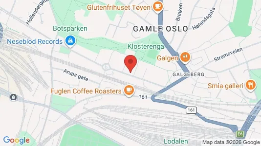 Apartments for rent i Oslo Gamle Oslo - kort over placeringen