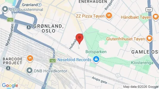 Apartments for rent i Oslo Gamle Oslo - kort over placeringen