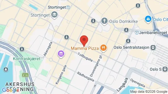 Apartments for rent i Oslo Sentrum - kort over placeringen