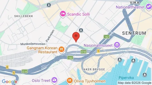 Apartments for rent i Oslo Frogner - kort over placeringen
