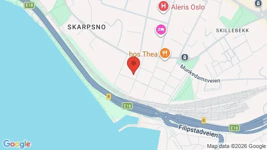 Rooms for rent i Oslo Frogner - kort over placeringen