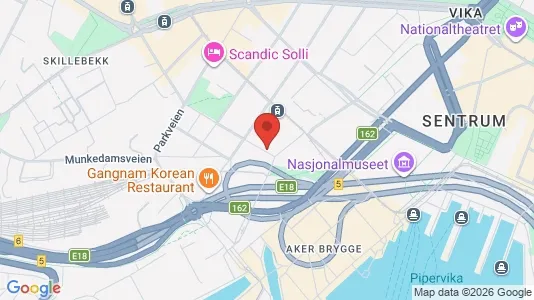 Apartments for rent i Oslo Frogner - kort over placeringen