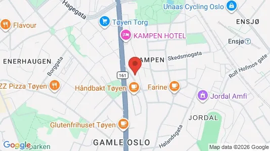 Apartments for rent i Oslo Gamle Oslo - kort over placeringen