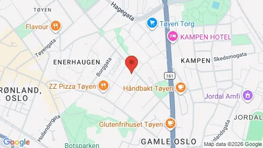 Rooms for rent i Oslo Gamle Oslo - kort over placeringen