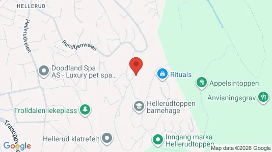 Rooms for rent i Oslo Alna - kort over placeringen