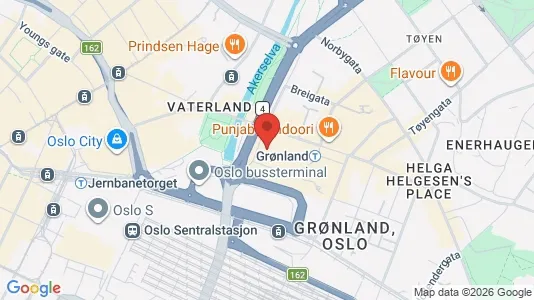 Rooms for rent i Oslo Gamle Oslo - kort over placeringen