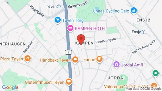 Rooms for rent i Oslo Gamle Oslo - kort over placeringen